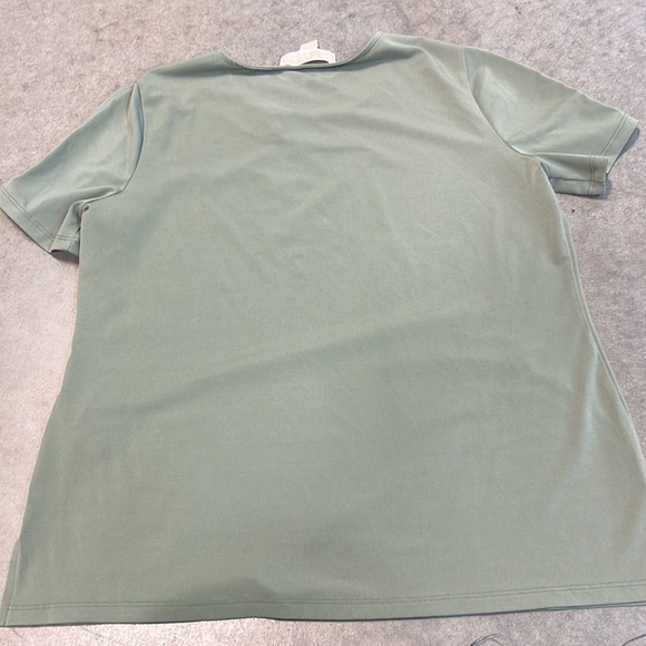 LN women’s Michael Kors green cut out sleeve size medium top - Picture 7 of 7